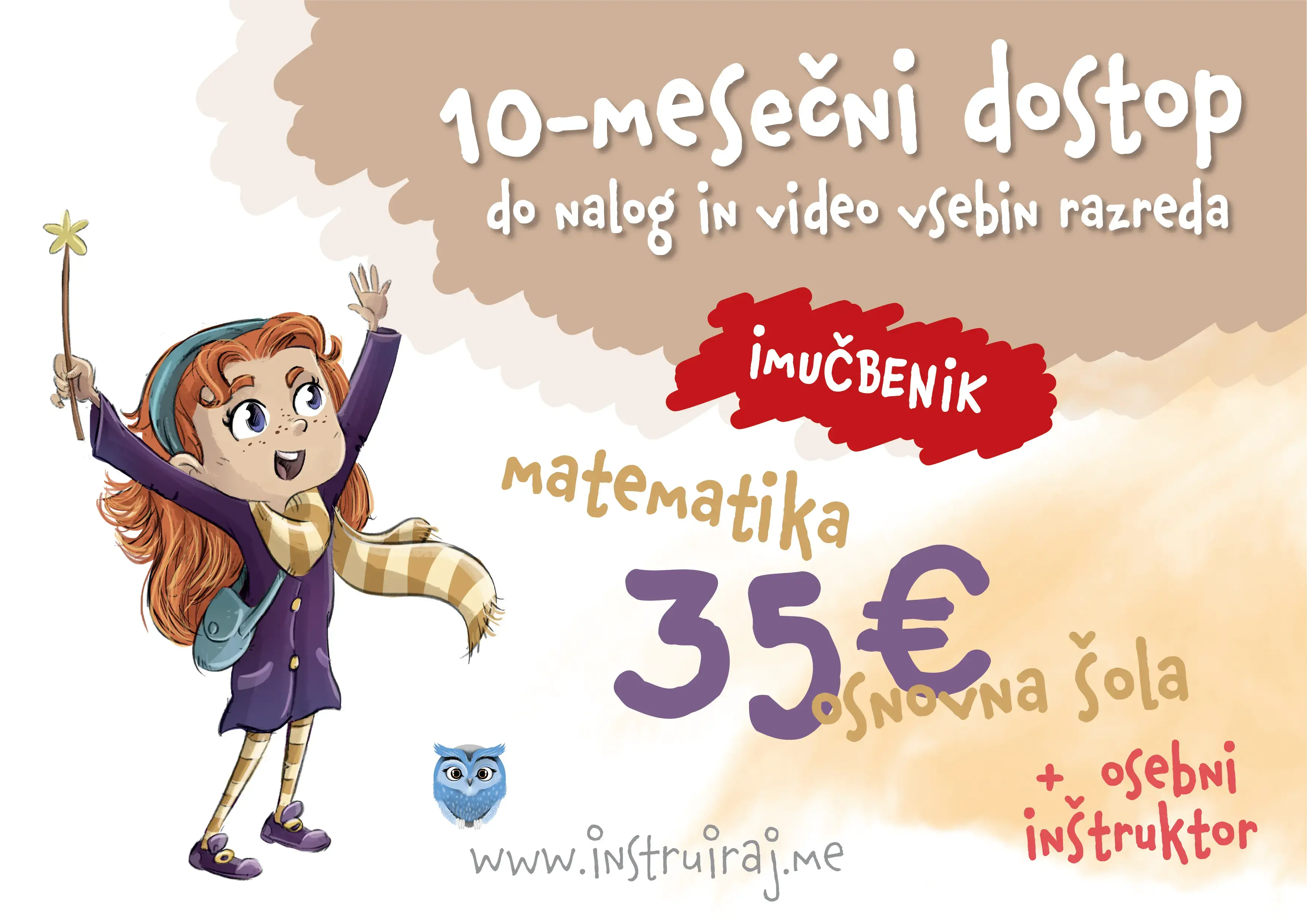 MATEMATIKA - video razlage in naloge s postopki / 10-mesečni dostop